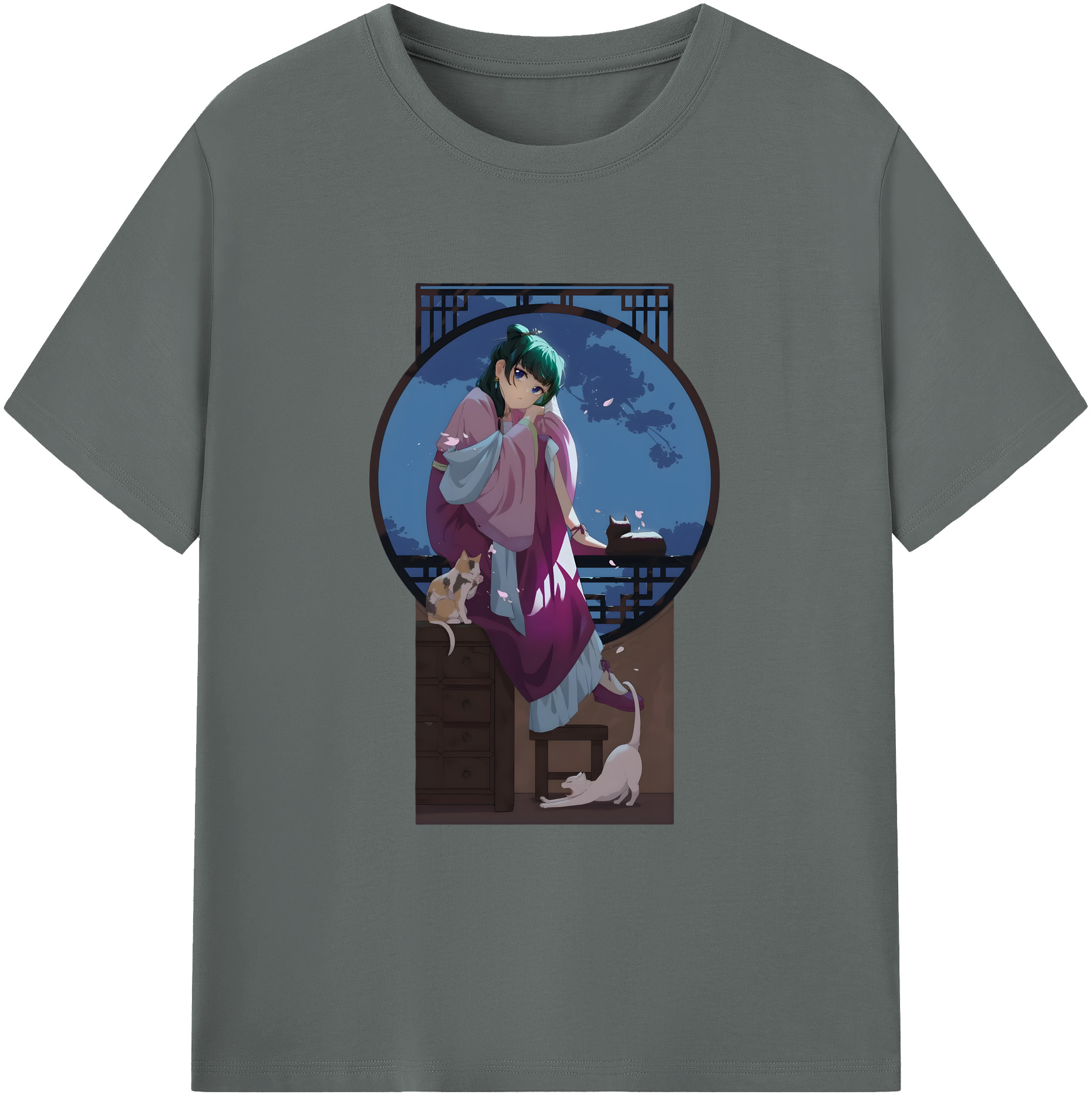 （画像用） 薬屋のひとりごと The Apothecary Diaries 綿100％ メンズ半袖Tシャツ｜肌触りやわらか＆通気性